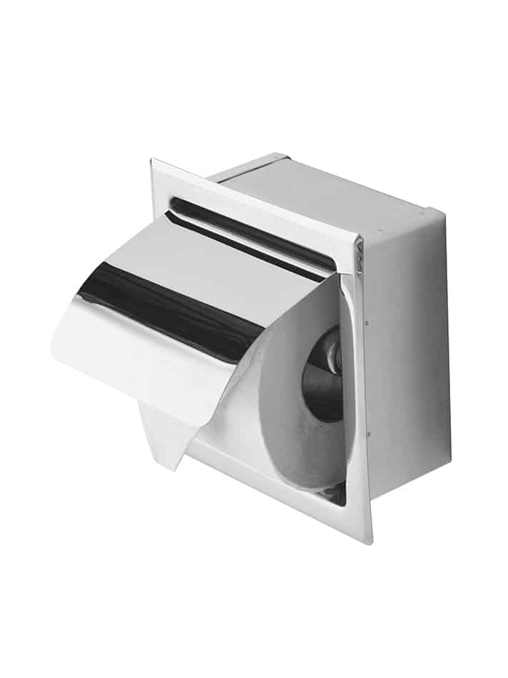 Dispensador de papel higiénico comercial de acero inoxidable, se adapta a  cualquier rollo de té de 9 pulgadas, lugares públicos, oficinas u hogares